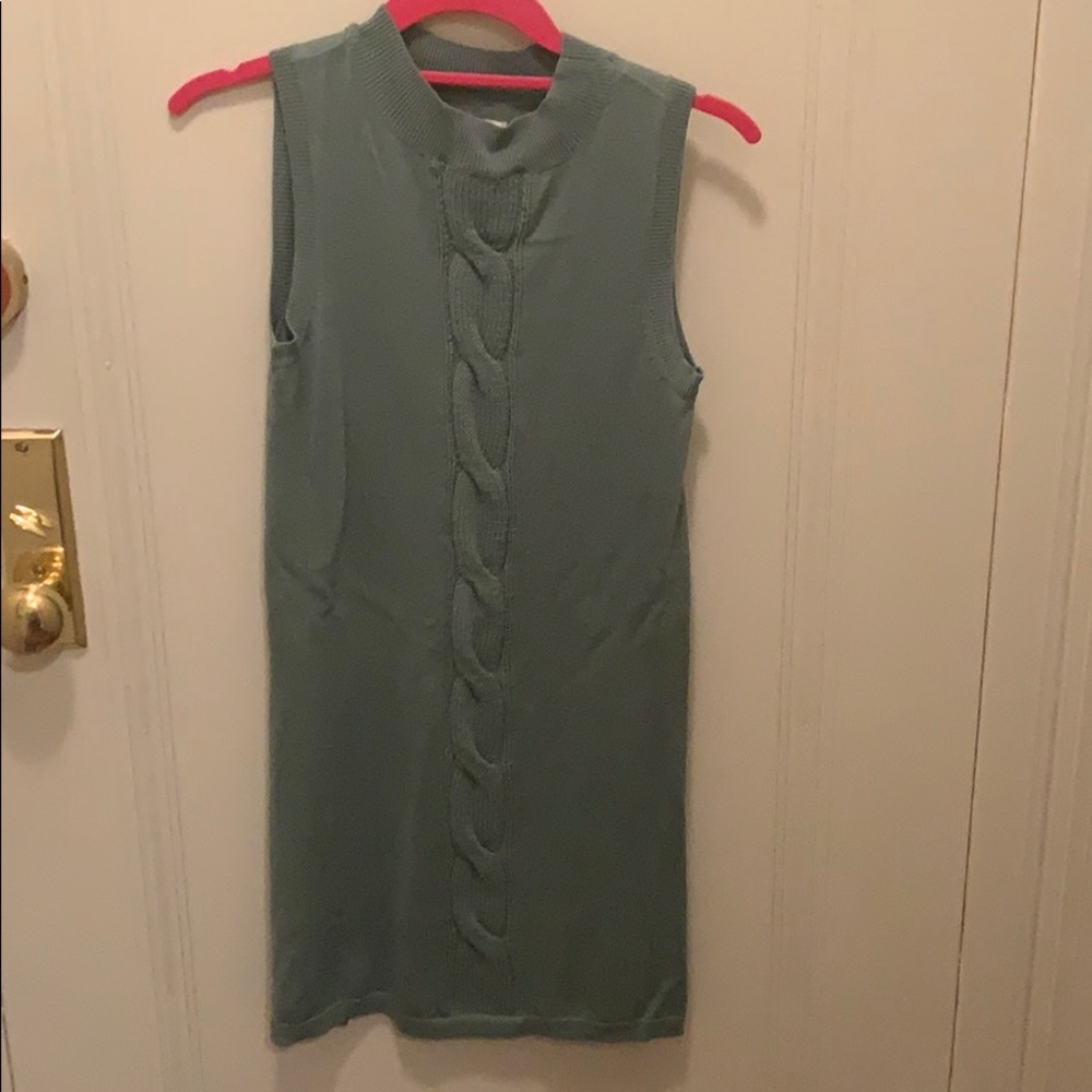 Light green original penguin merino wool dress